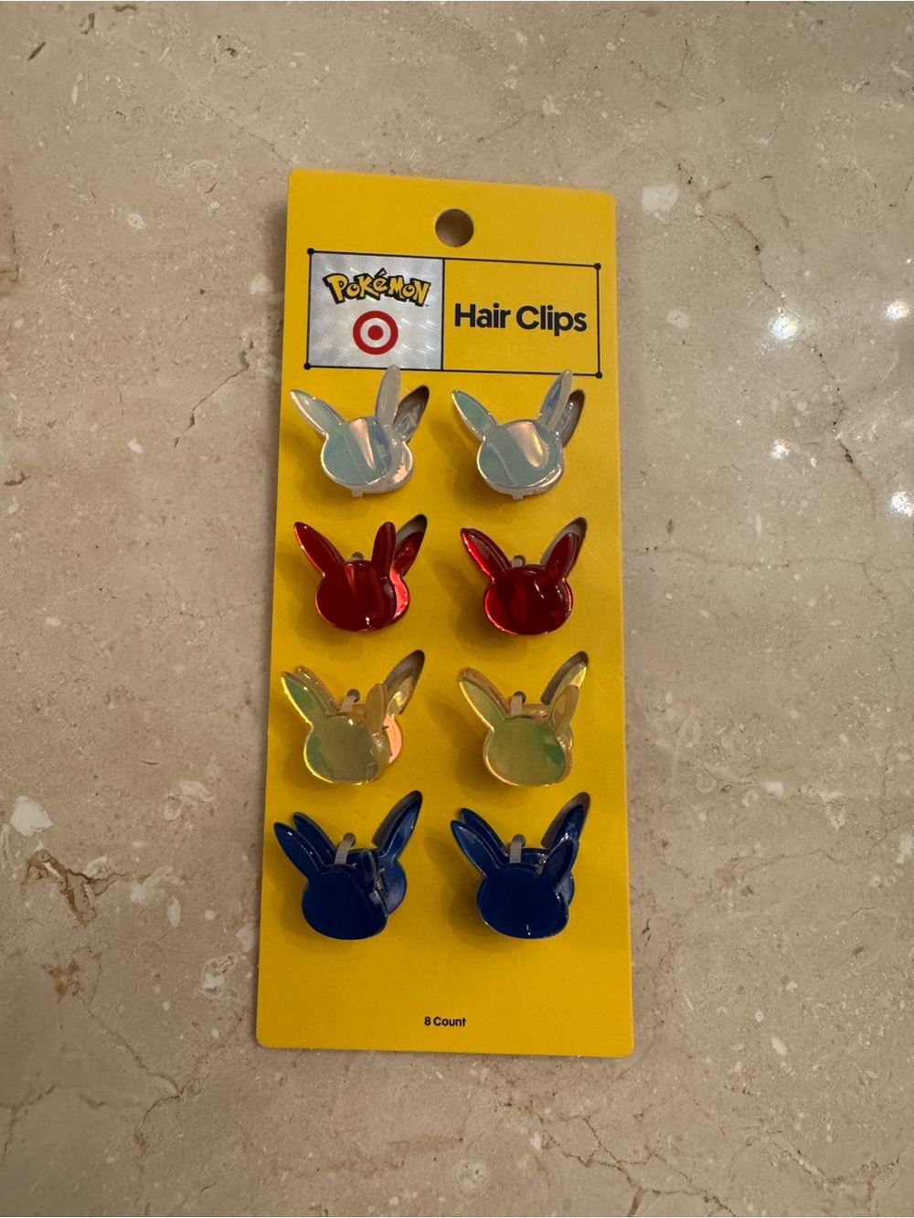 Pikachu Ears Hair Clips - Multicolor